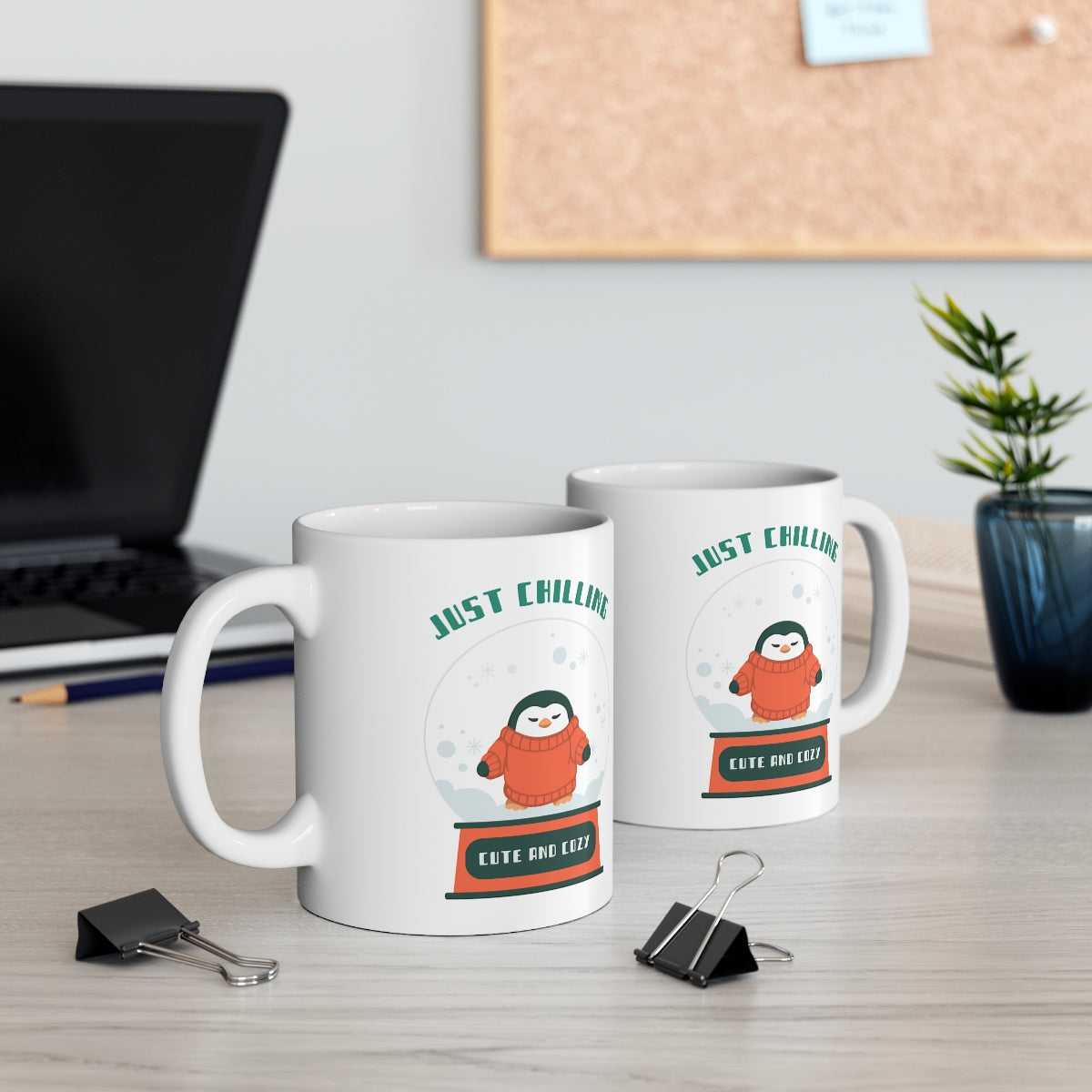 Mug Just Chilling Cute Penguin Mug 81435453364223980800 24 $ Mugs Onetify Stew's Incense