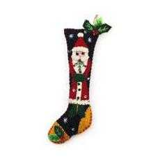 Seasonal Decor, Christmas 5.5" Black Stocking w/Red Santa Handmade Felt Ornament 101326 12 $ Shop All Quirks! Stew's Incense