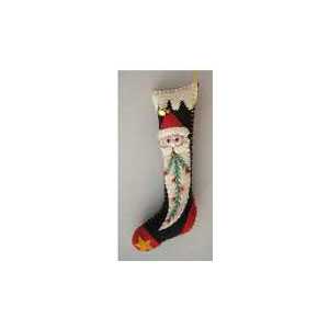 Seasonal Decor, Christmas 5.5" Black Stocking w/Santa Face Handcrafted Felt Ornament 81834 12 $ Shop All Quirks! Stew's Incense