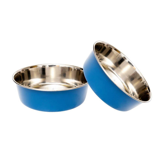 Bowl Country Living Set of 2 Heavy Gauge Stainless Steel Dog Bowls - Perfect for Food & Water SBS 2491 18 $ Pet Lovers Store American Pet Supplies Stew's Incense