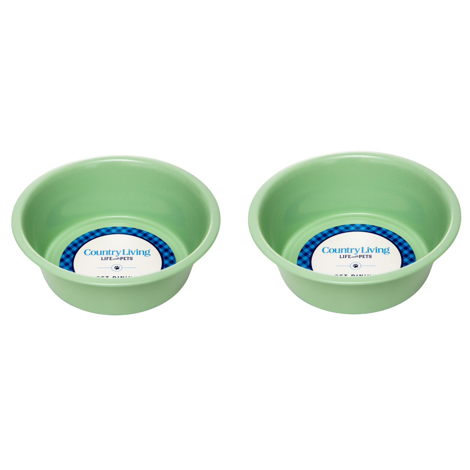 Bowl Country Living Set of 2 Coated Stainless Steel Heavy Dog Bowls - Ideal for Medium to Large Breeds HWB550 19 $ Pet Lovers Store American Pet Supplies Stew's Incense