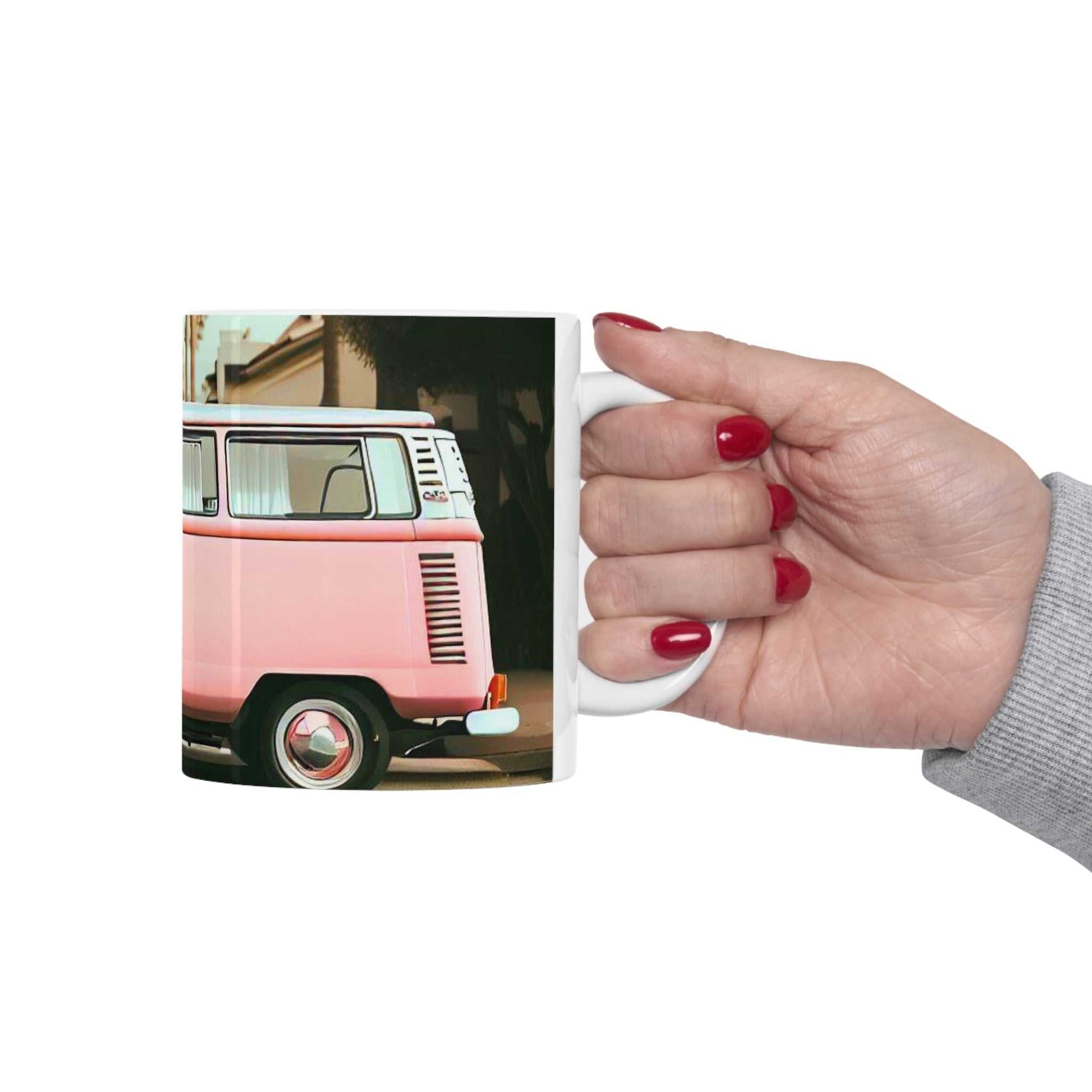 Mug Retro Pink Van Coffee Tea Mug 24612828326673413641 24 $ Shop All Onetify Stew's Incense