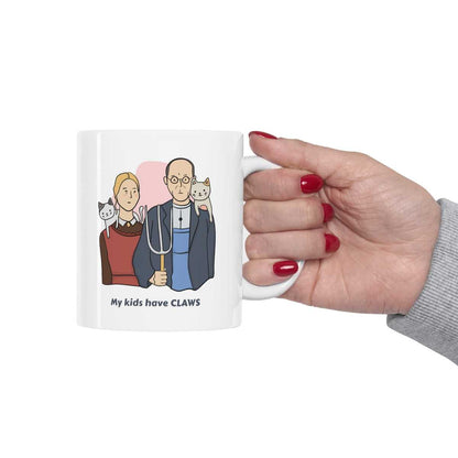 Mug My Kids Have Claws Cat Novelty Mug 24359167577658310433 24 $ Mugs Onetify Stew's Incense