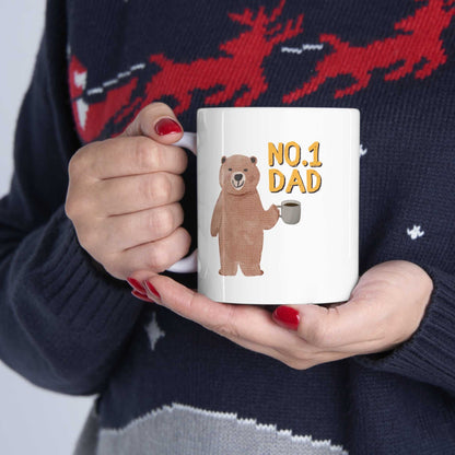 Mug Number One Dad Bear Coffee Tea Mug 15331987933159529497 24 $ Mugs Onetify Stew's Incense