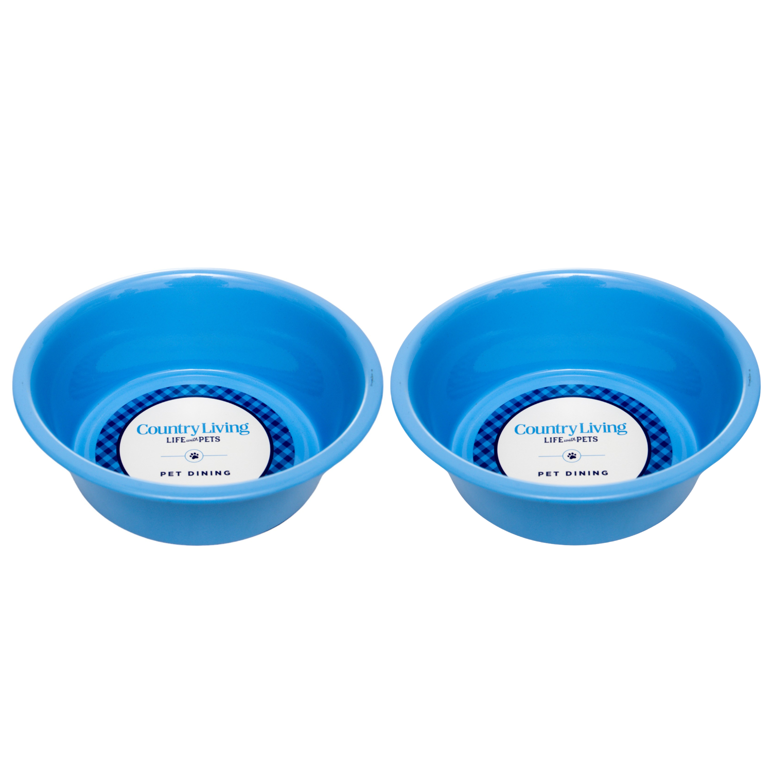 Bowl Country Living Set of 2 Coated Stainless Steel Heavy Dog Bowls - Ideal for Medium to Large Breeds HWB550 19 $ Pet Lovers Store American Pet Supplies Stew's Incense