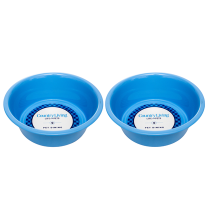 Bowl Country Living Set of 2 Coated Stainless Steel Heavy Dog Bowls - Ideal for Medium to Large Breeds HWB550 19 $ Pet Lovers Store American Pet Supplies Stew's Incense