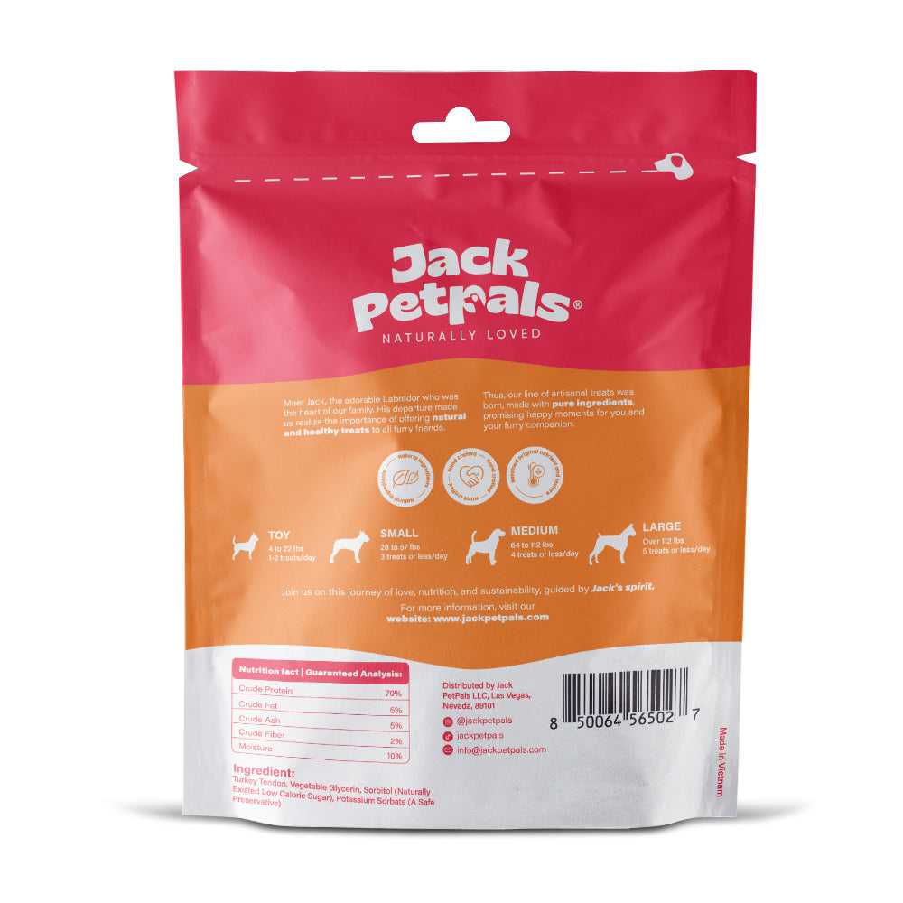 Dog Treats Jack PetPals Handcrafted Jerky Turkey Tendon Dog Treats (2.5oz) PCK8000 18 $ Pet Lovers Store American Pet Supplies Stew's Incense