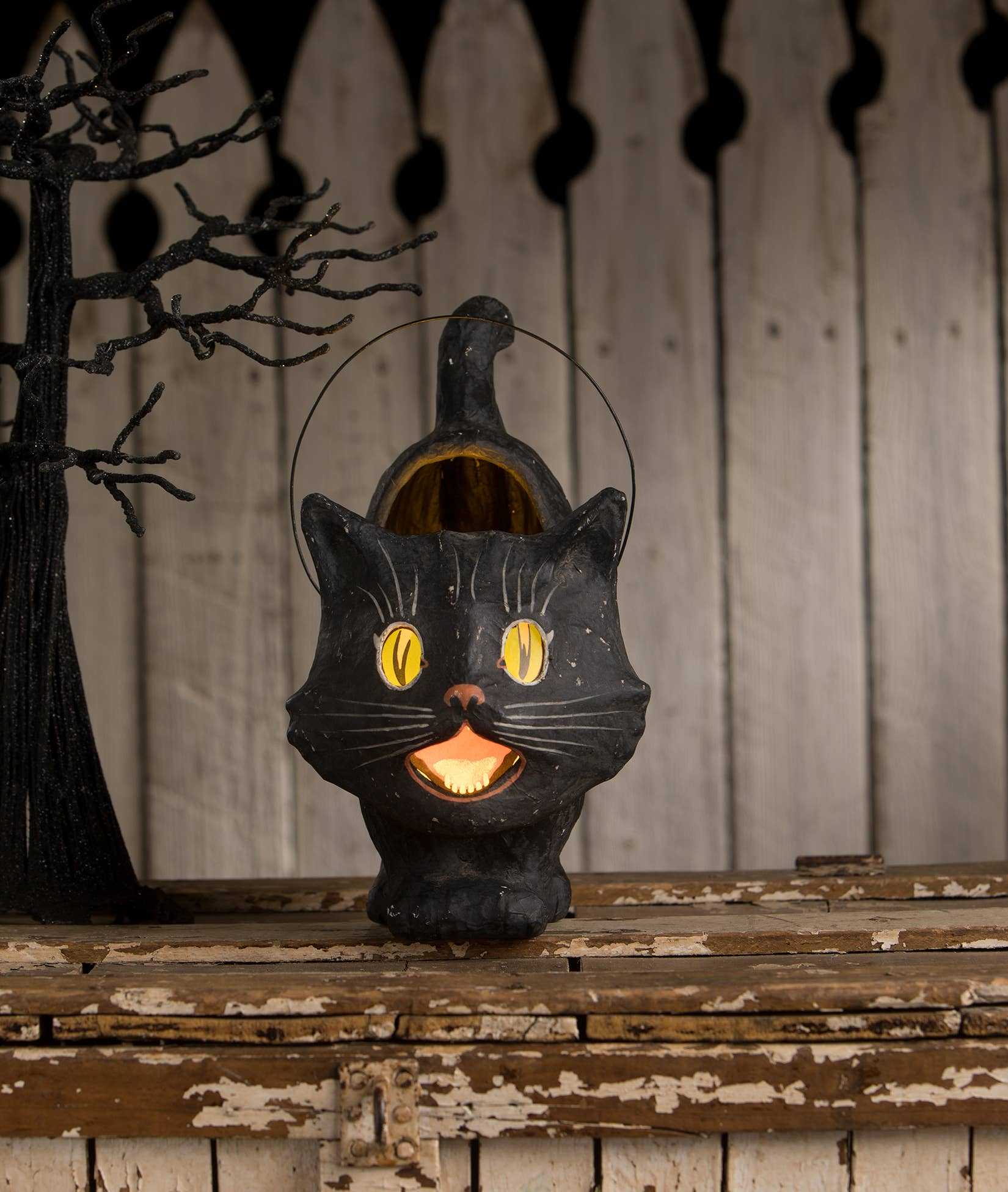 Seasonal Decor, Halloween Scaredy Sassy Cat Bucket - LAST CHANCE! TJ1335 129 $ Shop All Quirks! Stew's Incense