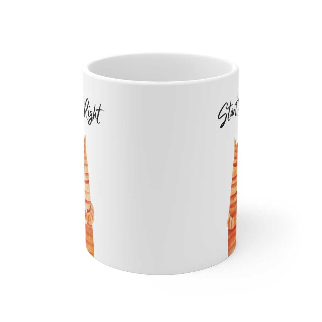 Mug Start the Day Right Cat Holding Goldfish Coffee Tea Mug 2894009110 24 $ Mugs Onetify Stew's Incense