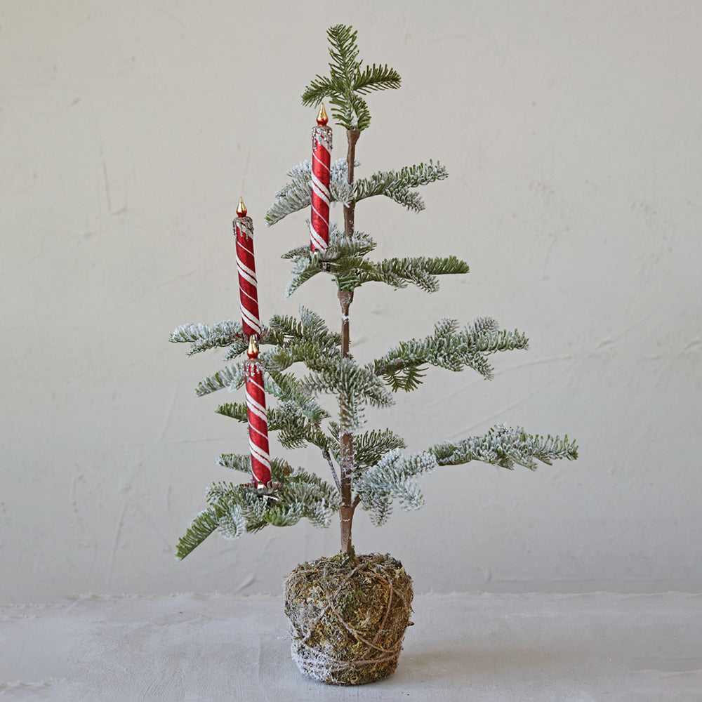 Holiday Ornaments 6"H Glass Candle Clip-on Ornaments w/ Glitter, Red & White, Set of 3 XS2715 29 $ Christmas Quirks! Stew's Incense