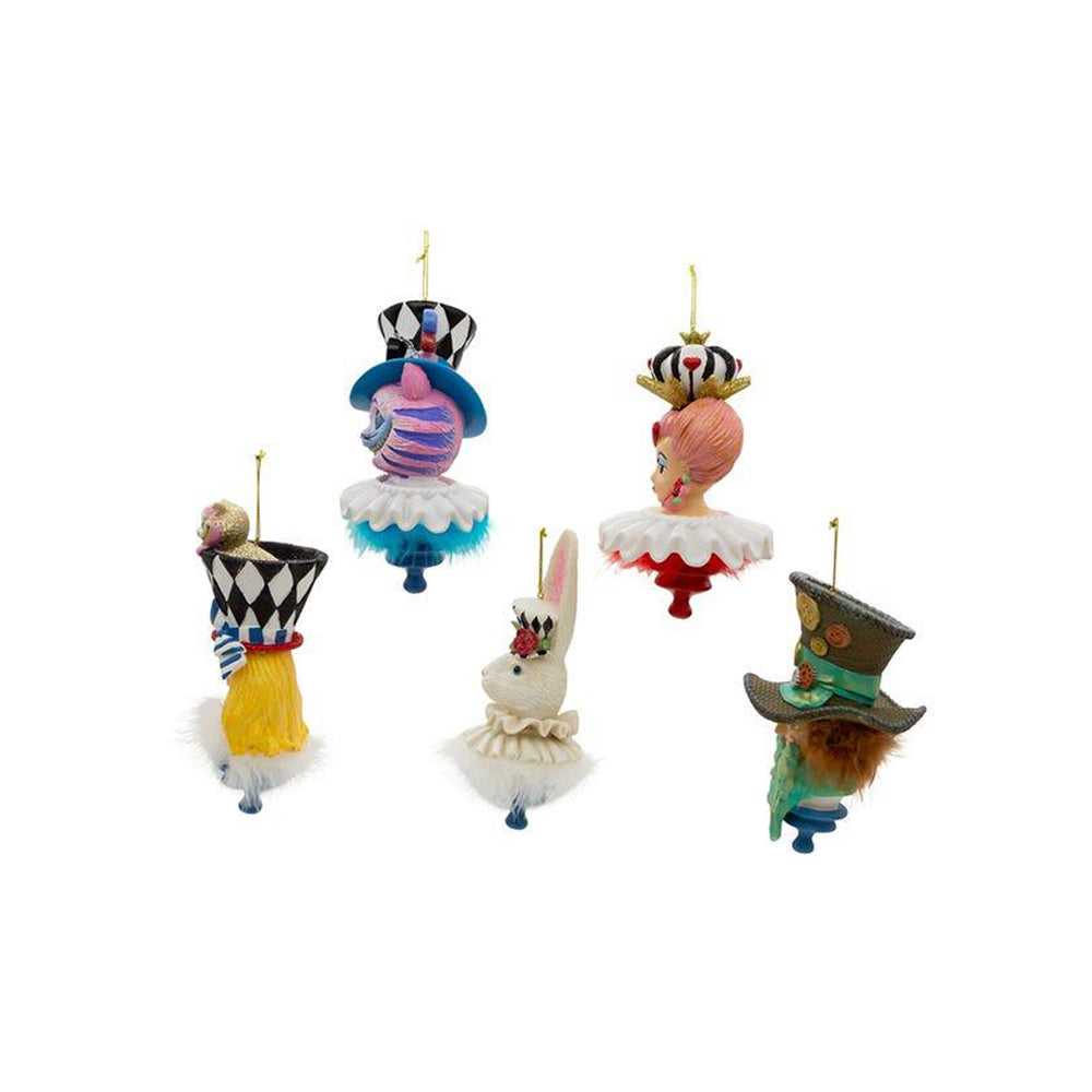Seasonal Decor, Christmas 6" Holly Hats™ Alice In Wonderland Hat Ornament Set, 5 Piece Set by Kurt Adler HAT0008 207 $ Christmas Quirks! Stew's Incense