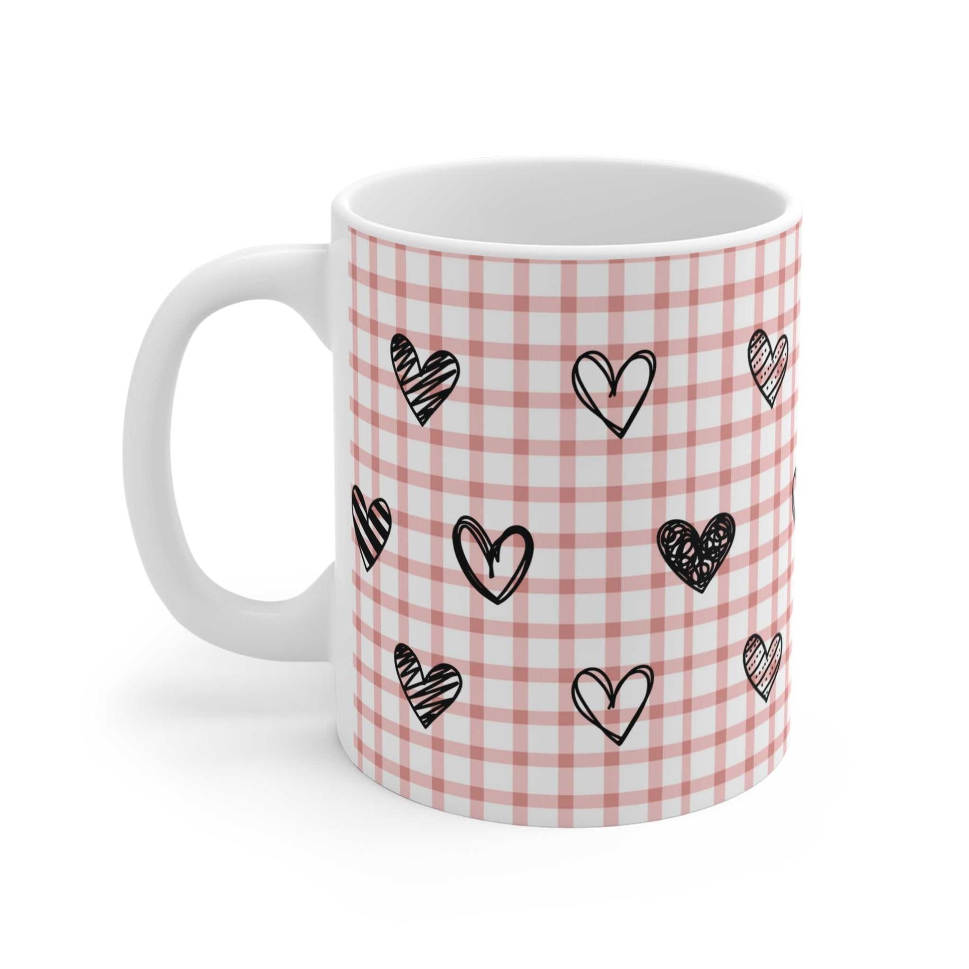 Mug Plaid and Hearts Pink Mug 33461041771972583907 24 $ Mugs Onetify Stew's Incense