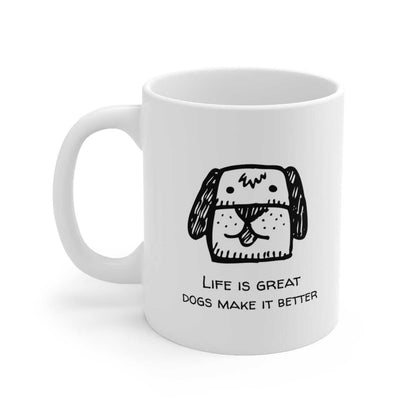 Mug Life Is Better With A Dog Novelty Mug 14666872245754040215 24 $ Mugs Onetify Stew's Incense
