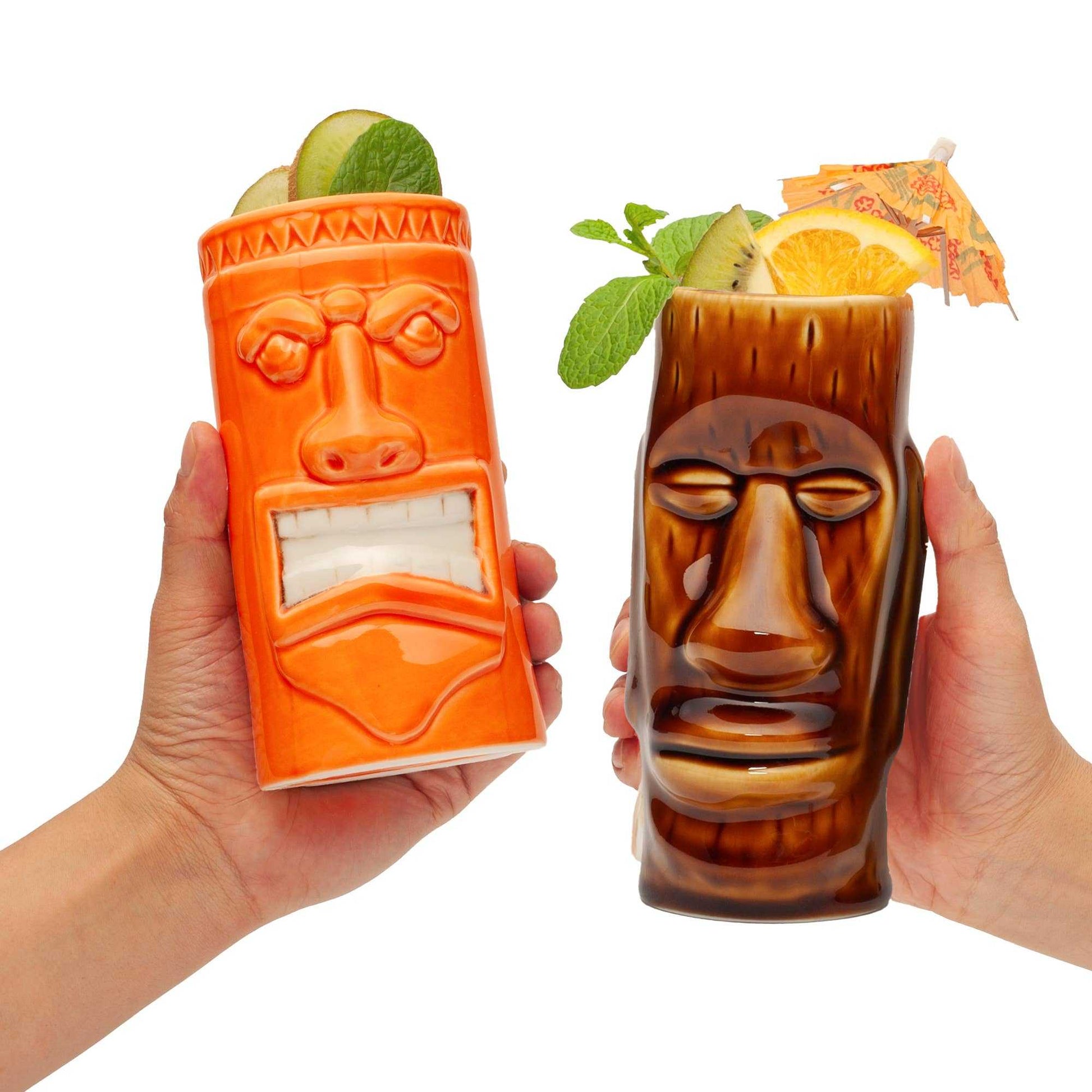 Mugs Hand-Carved and Hand-Painted Tiki Mugs - Assorted Set of 8 LS2209 99 $ Incense Assortments Quirks! Stew's Incense
