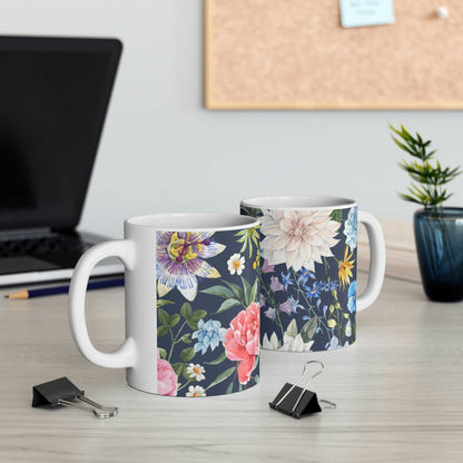 Mug Navy Floral Coffee Tea Mug 18467723095905768078 24 $ Shop All Onetify Stew's Incense