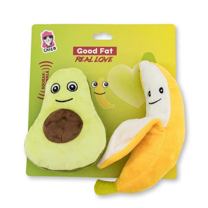 Chew Toys Avocado & Banana Plush Dog Toy Gift Set – with Squeaker & Crinkle Paper for Fun Play HOM301 21 $ Pet Lovers Store American Pet Supplies Stew's Incense
