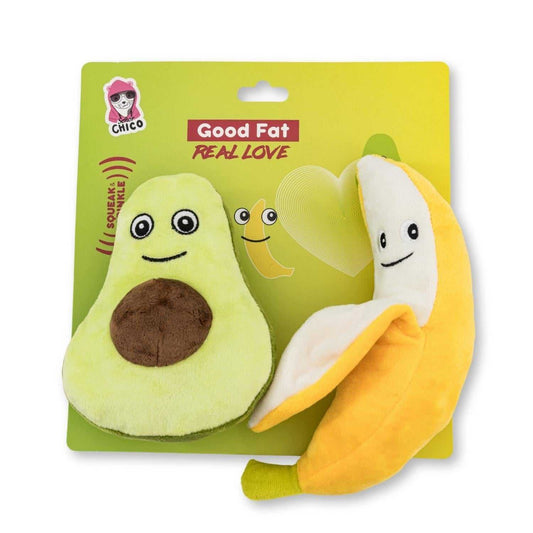 Chew Toys Avocado & Banana Plush Dog Toy Gift Set – with Squeaker & Crinkle Paper for Fun Play HOM301 21 $ Pet Lovers Store American Pet Supplies Stew's Incense