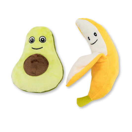 Chew Toys Avocado & Banana Plush Dog Toy Gift Set – with Squeaker & Crinkle Paper for Fun Play HOM301 21 $ Pet Lovers Store American Pet Supplies Stew's Incense
