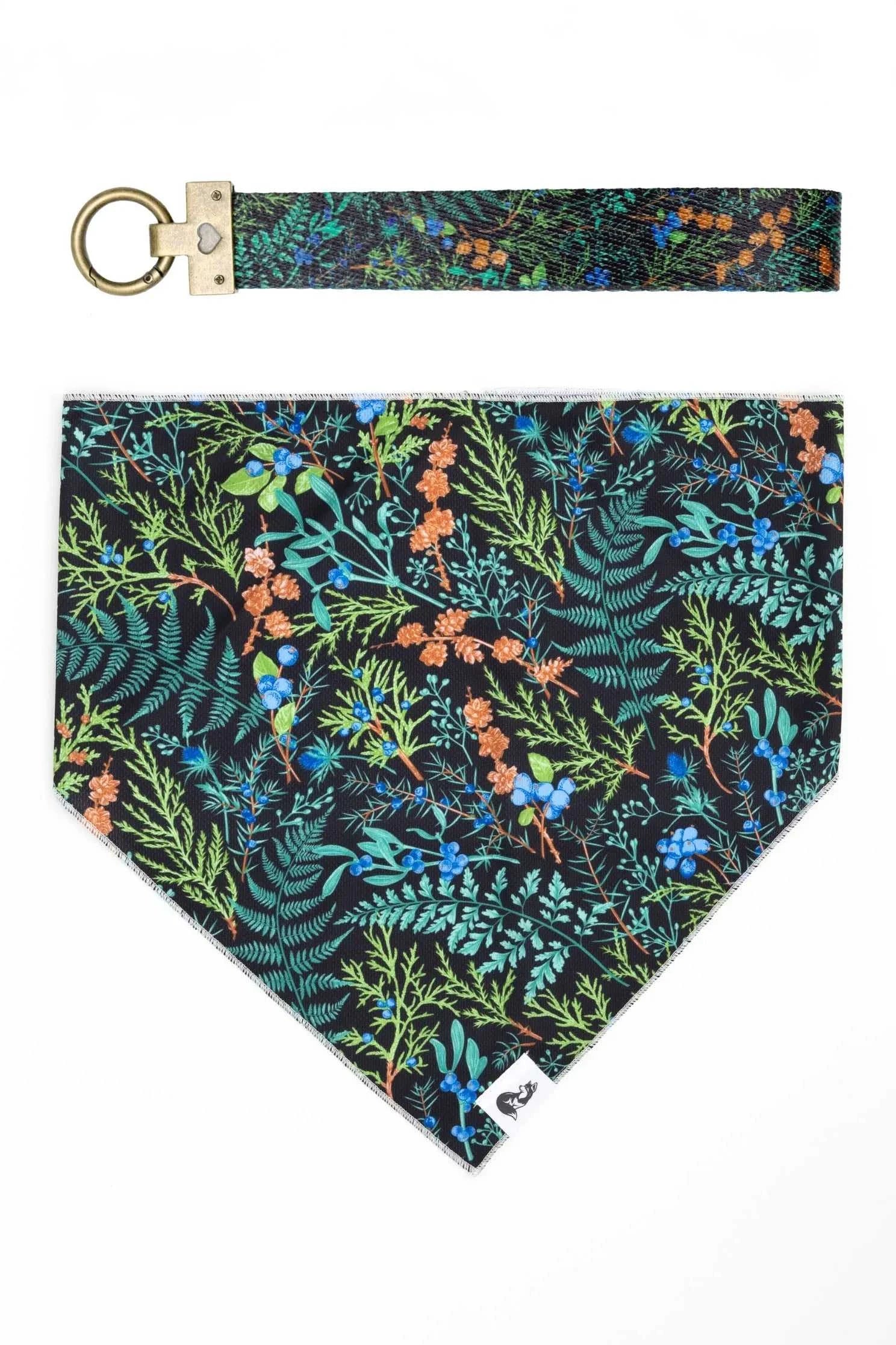 bandana Magical Fern Forest Dog Bandana & Matching Keychain BK24MF01 26 $ Shop All Aria the Fox Stew's Incense