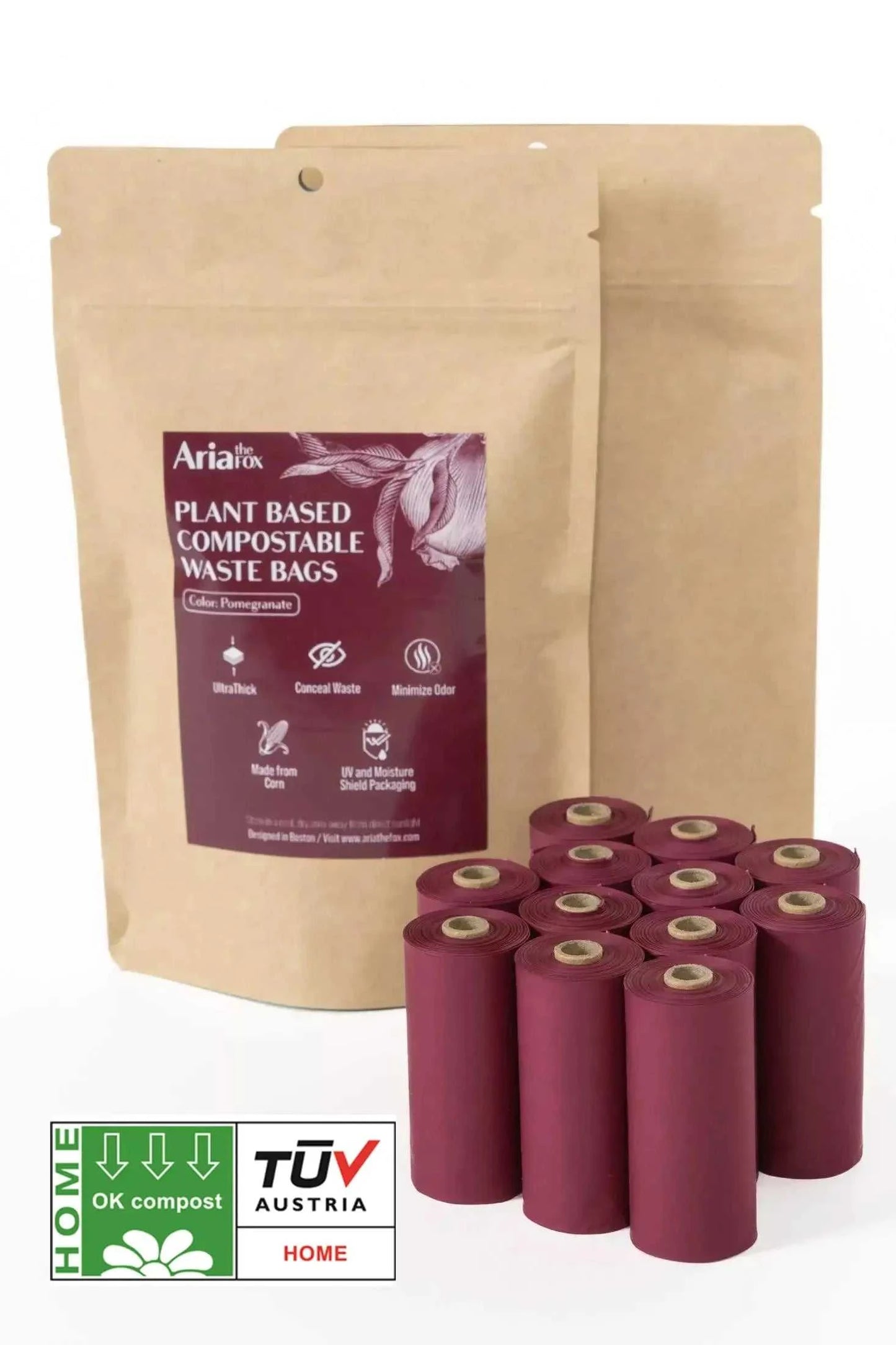 Dog Waste Bags Plant Based Compostable Waste Bags WB24PO01 10 $ Shop All Aria the Fox Stew's Incense