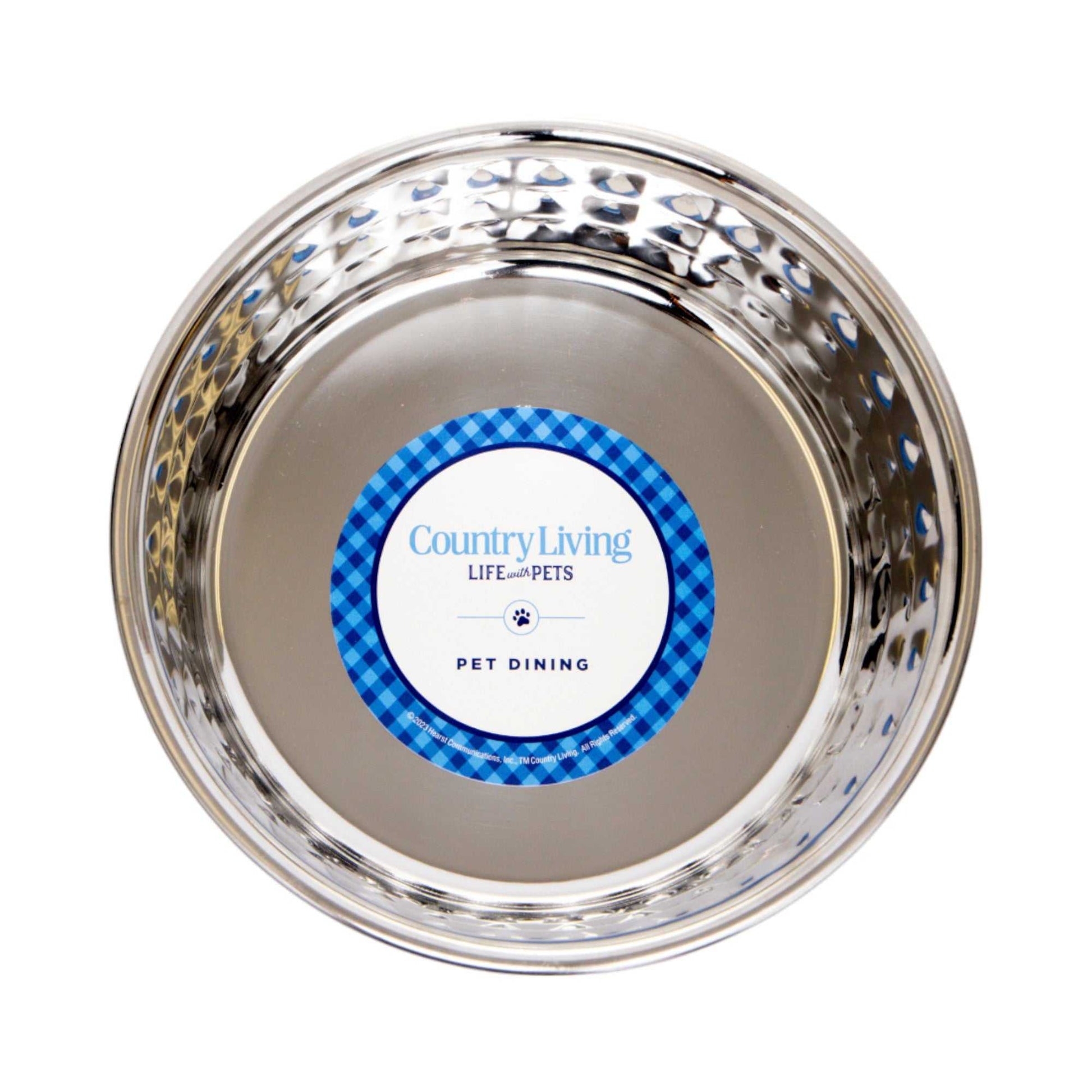 Bowl Country Living Set of 2 Hammered Stainless Steel Dog Bowls – Ideal for Extra Large Breeds – Rose Quartz/64oz HBSLL130 Rose Quartz 27 $ Pet Lovers Store American Pet Supplies Stew's Incense