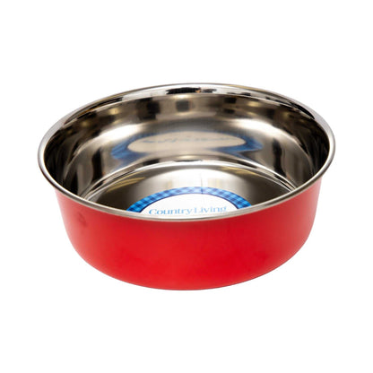 Bowl Country Living Set of 2 Heavy Gauge Stainless Steel Dog Bowls - Perfect for Food & Water SBS 2491 18 $ Pet Lovers Store American Pet Supplies Stew's Incense