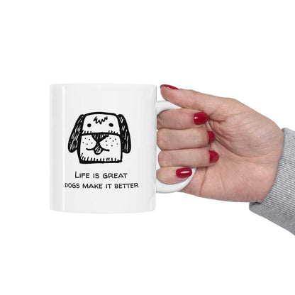 Mug Life Is Better With A Dog Novelty Mug 14666872245754040215 24 $ Mugs Onetify Stew's Incense