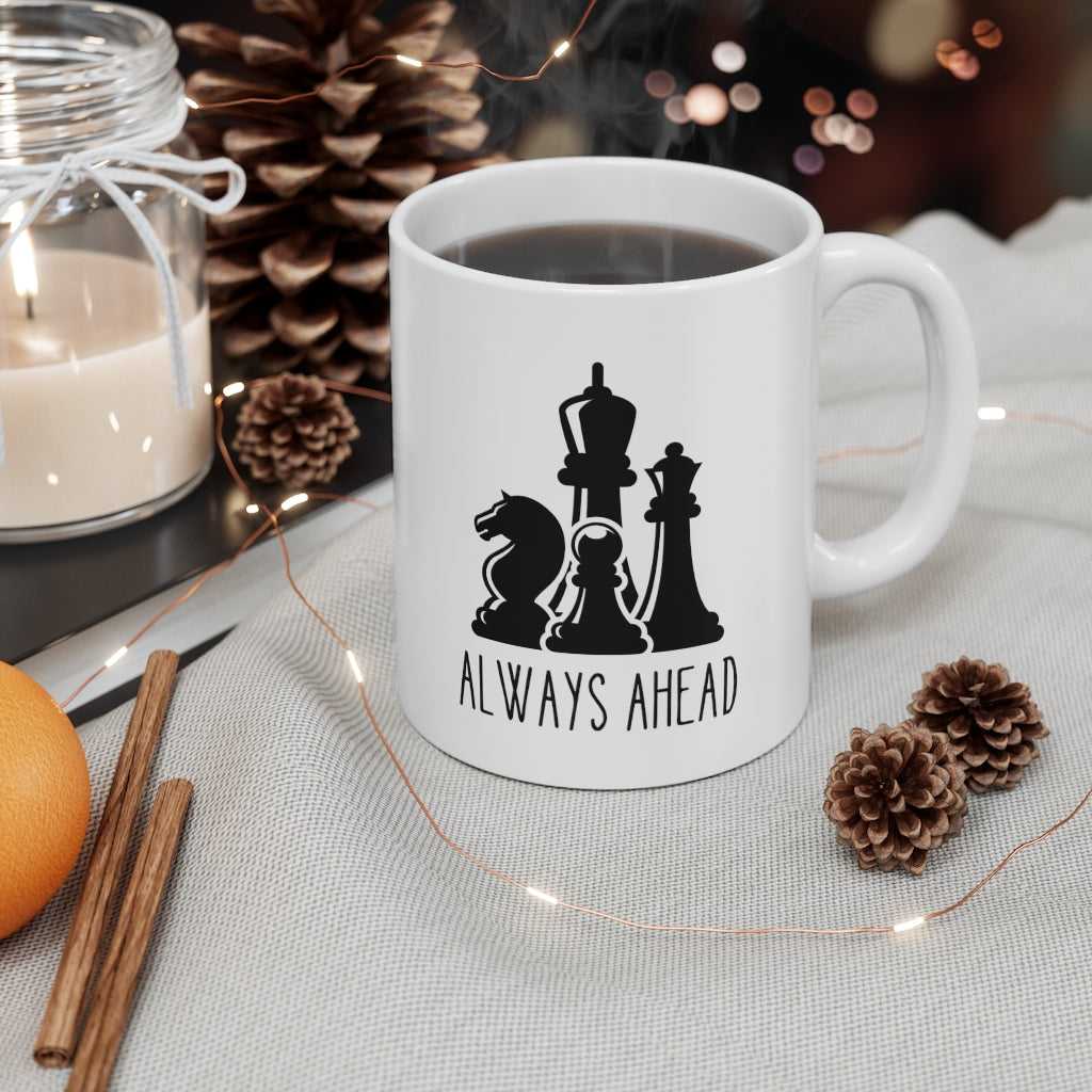 Mug Chess Pieces Always Ahead Ceramic Mug 11oz 19809829490304040055 24 $ Mugs Onetify Stew's Incense