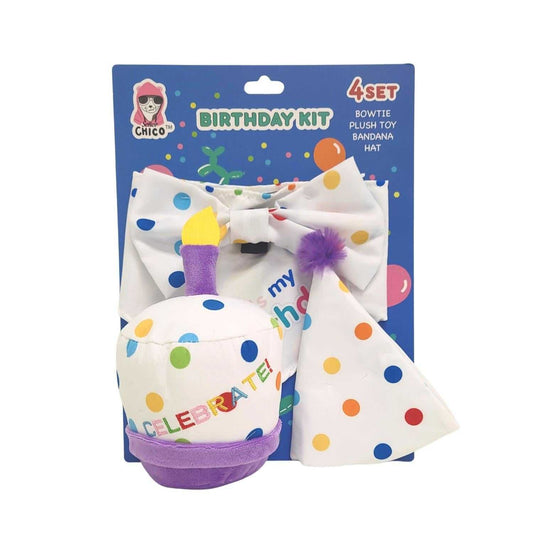 Pet Suppplies 4-Piece Dog Birthday Kit – Celebrate in Style with Bandana, Hat, Bow Tie & Plush Toy BDAY-NEW 24 $ Pet Lovers Store American Pet Supplies Stew's Incense