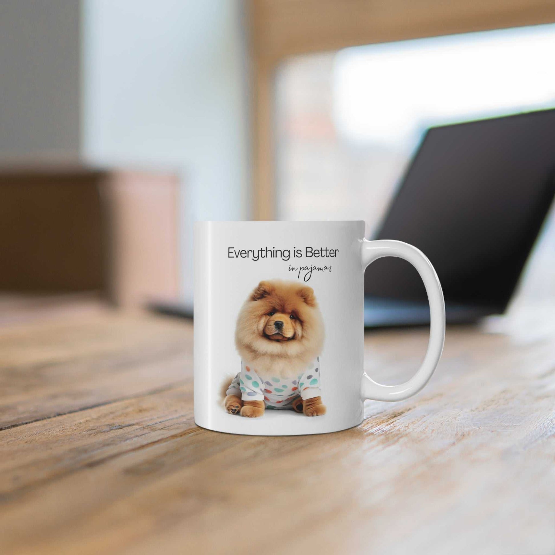 Mug Fluffy Chow Chow in Pajamas Mug 22715264290934516322 24 $ Mugs Onetify Stew's Incense