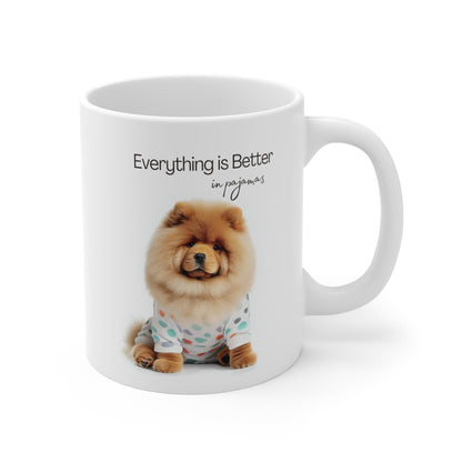 Mug Fluffy Chow Chow in Pajamas Mug 22715264290934516322 24 $ Mugs Onetify Stew's Incense