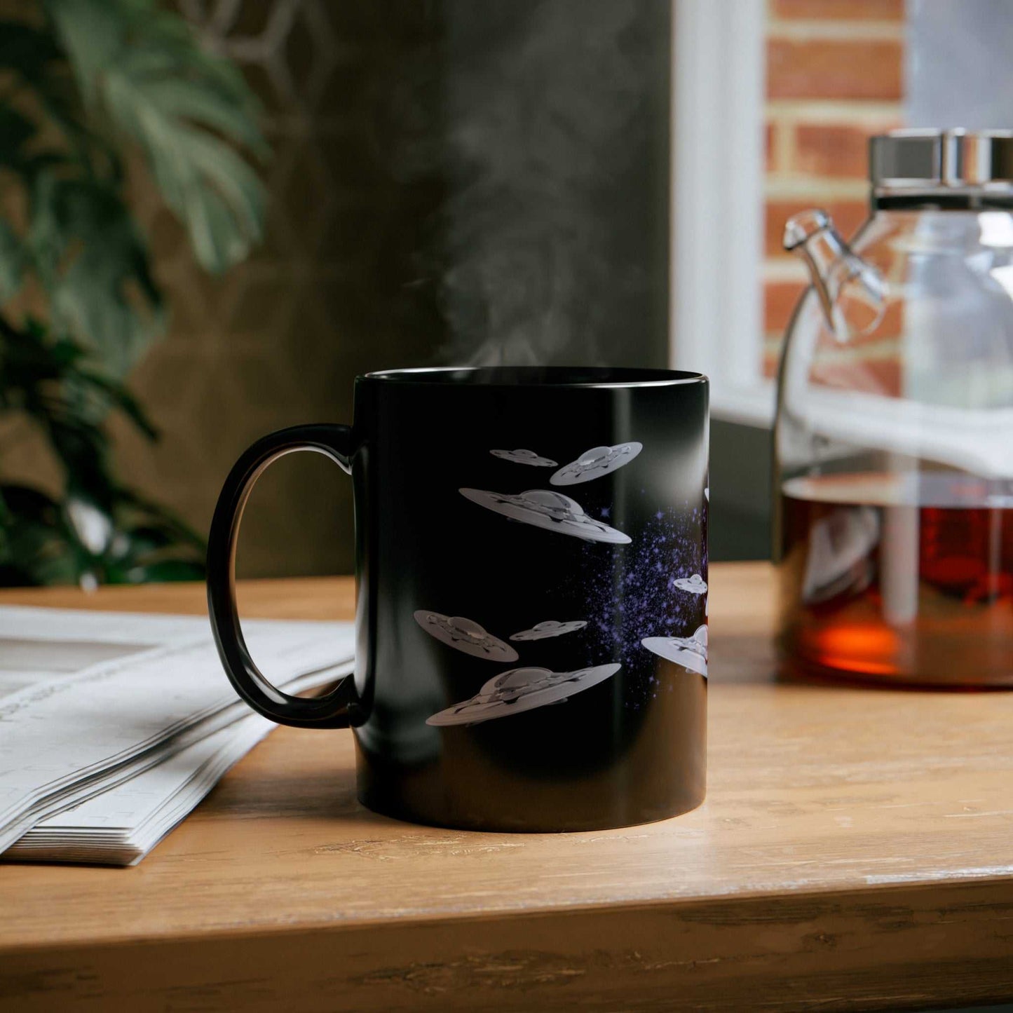 Mug Flying UFO's Black Coffee Tea Mug 28451524562622180959 26 $ Shop All Onetify Stew's Incense