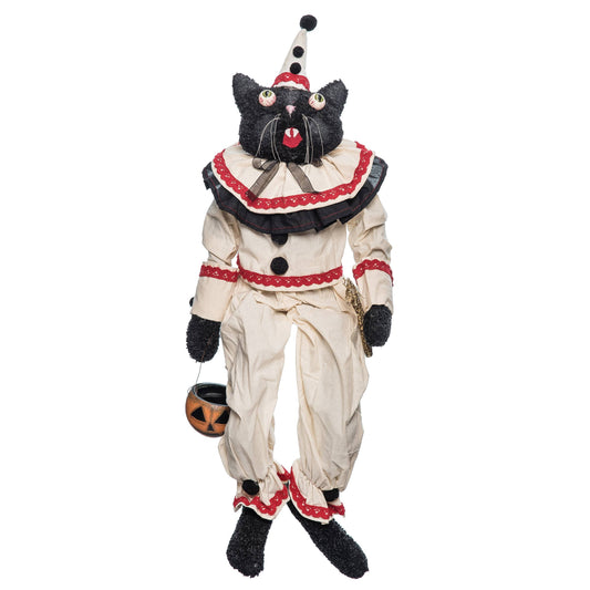 Seasonal Decor, Halloween Sebastian Cat Clown Gathered Traditions Art Doll XFGS76330 119 $ Quirks! Stew's Incense