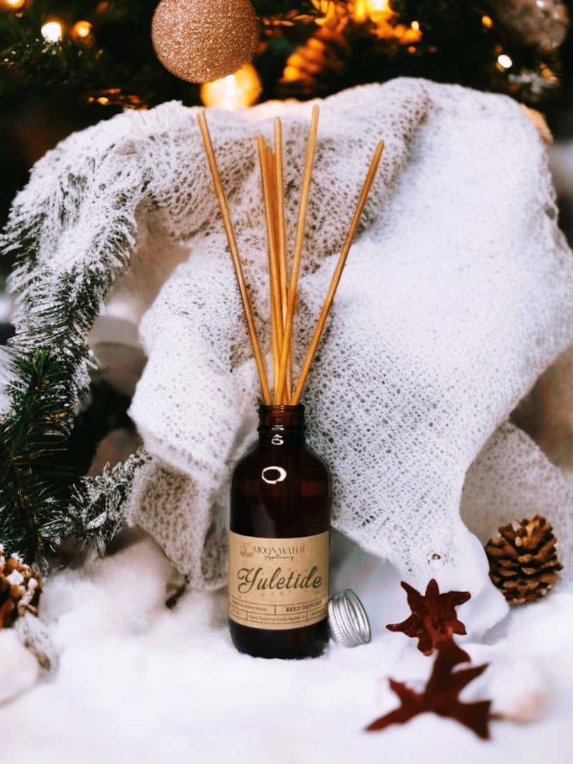  *YULETIDE* - REED DIFFUSER & ROOM SPRAY -- by Moon Water Apothecary sku-42506673291354 16 $ Moon Water Apothecary Stew's Incense