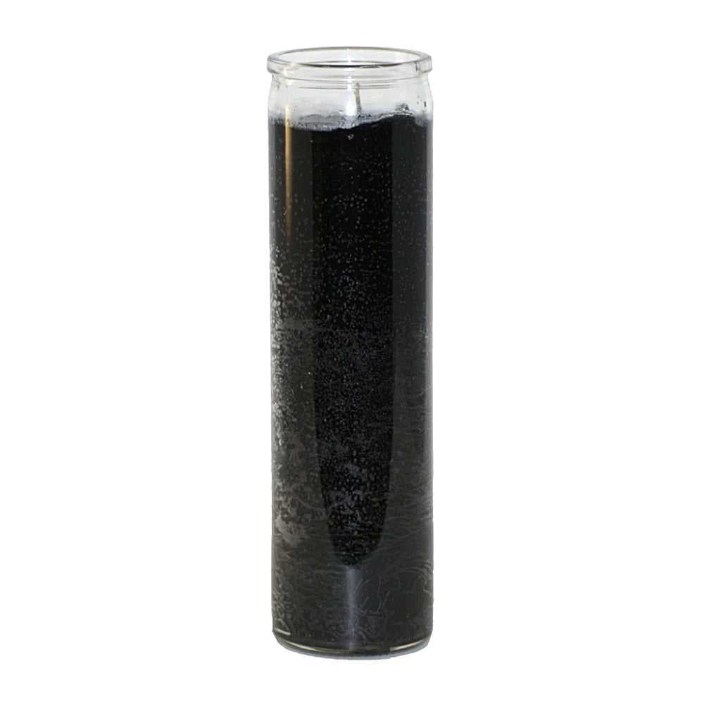 Candle 7 Day Black Glass Prayer Candle C8P-BLK 7 $ The Witches Sage LLC Stew's Incense