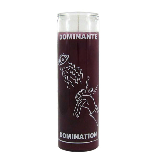 Candle 7 Day Domination Candle (Purple) 575-163P (C8S-DOM) 8 $ Shop All The Witches Sage LLC Stew's Incense