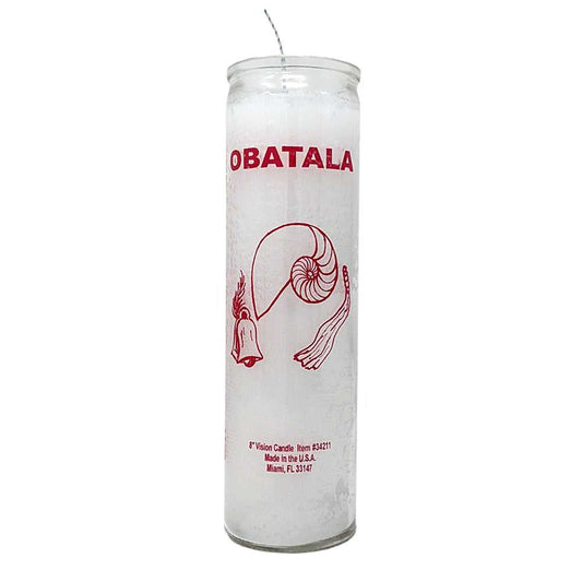 Candle 7 Day Orisha-Obatala Candle OROBAT 8 $ The Witches Sage LLC Stew's Incense