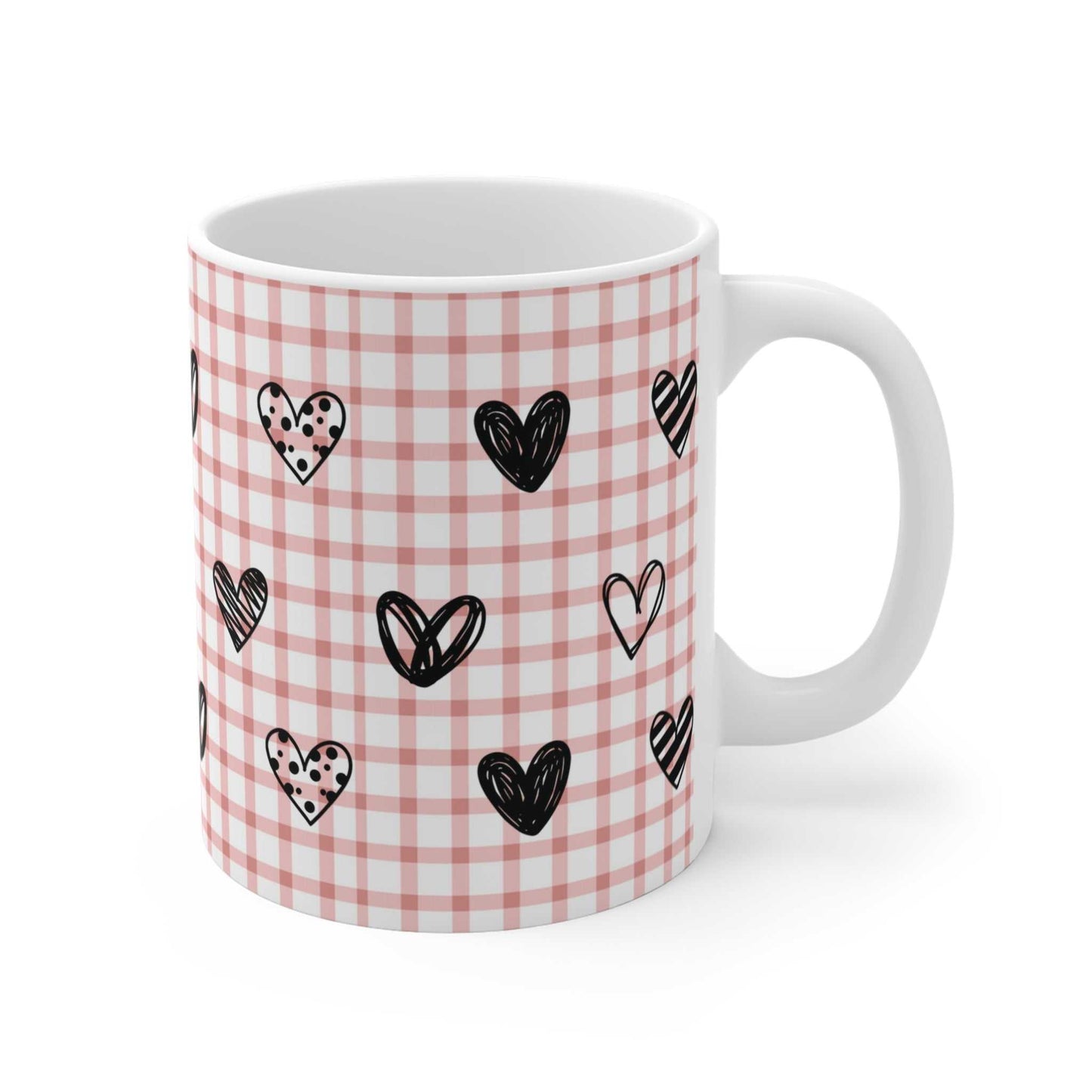 Mug Plaid and Hearts Pink Mug 33461041771972583907 24 $ Mugs Onetify Stew's Incense
