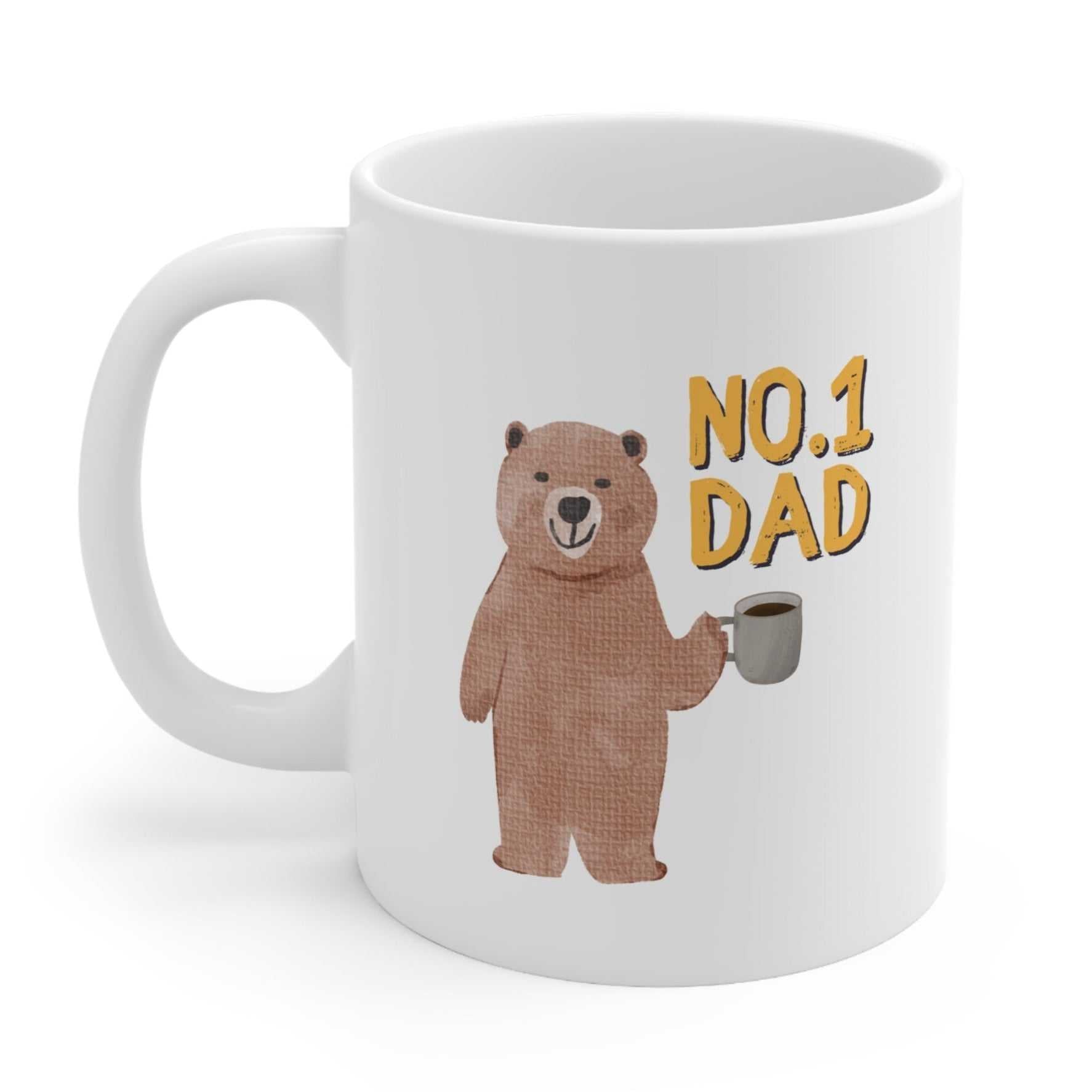 Mug Number One Dad Bear Coffee Tea Mug 15331987933159529497 24 $ Mugs Onetify Stew's Incense