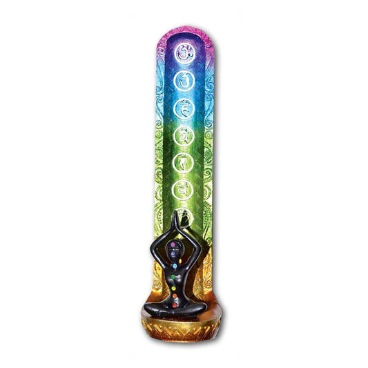 Incense Burner Goddess 7 Chakra incense burner PB2838 (2838) 16 $ The Witches Sage LLC Stew's Incense