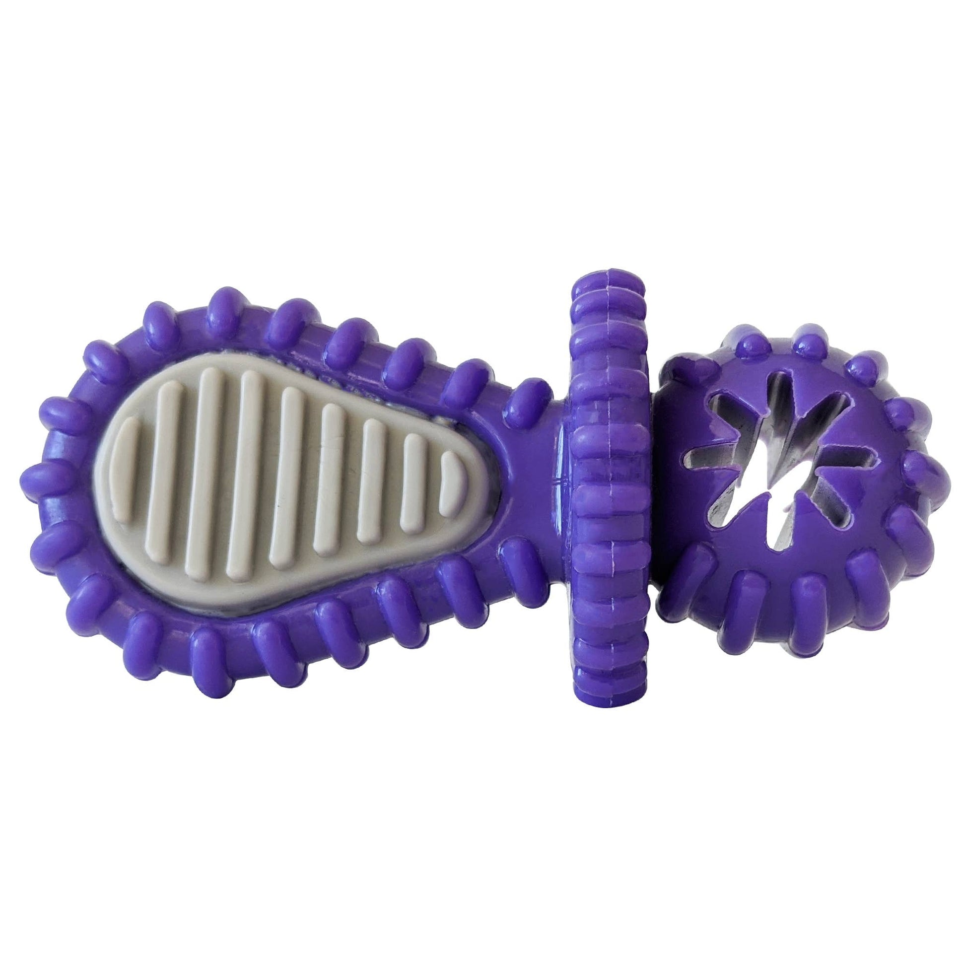 Chew Toys Purple Rubber Dental Pacifier Dog Toy – Ridges, Treat Hole & Durable Design TPR848 14 $ Pet Lovers Store American Pet Supplies Stew's Incense