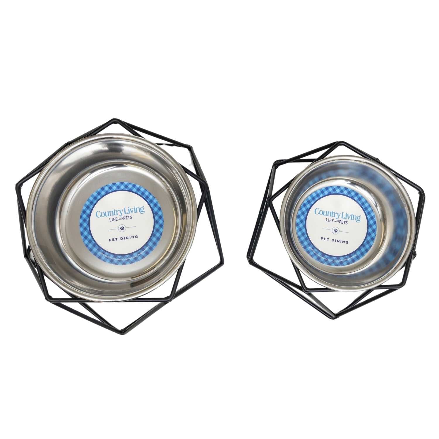 Elevated Feeders Country Living Elevated Single Dog Bowl Feeder – Geometric Design with Removable Stainless Steel Bowl EFDSS8 18 $ Pet Lovers Store American Pet Supplies Stew's Incense