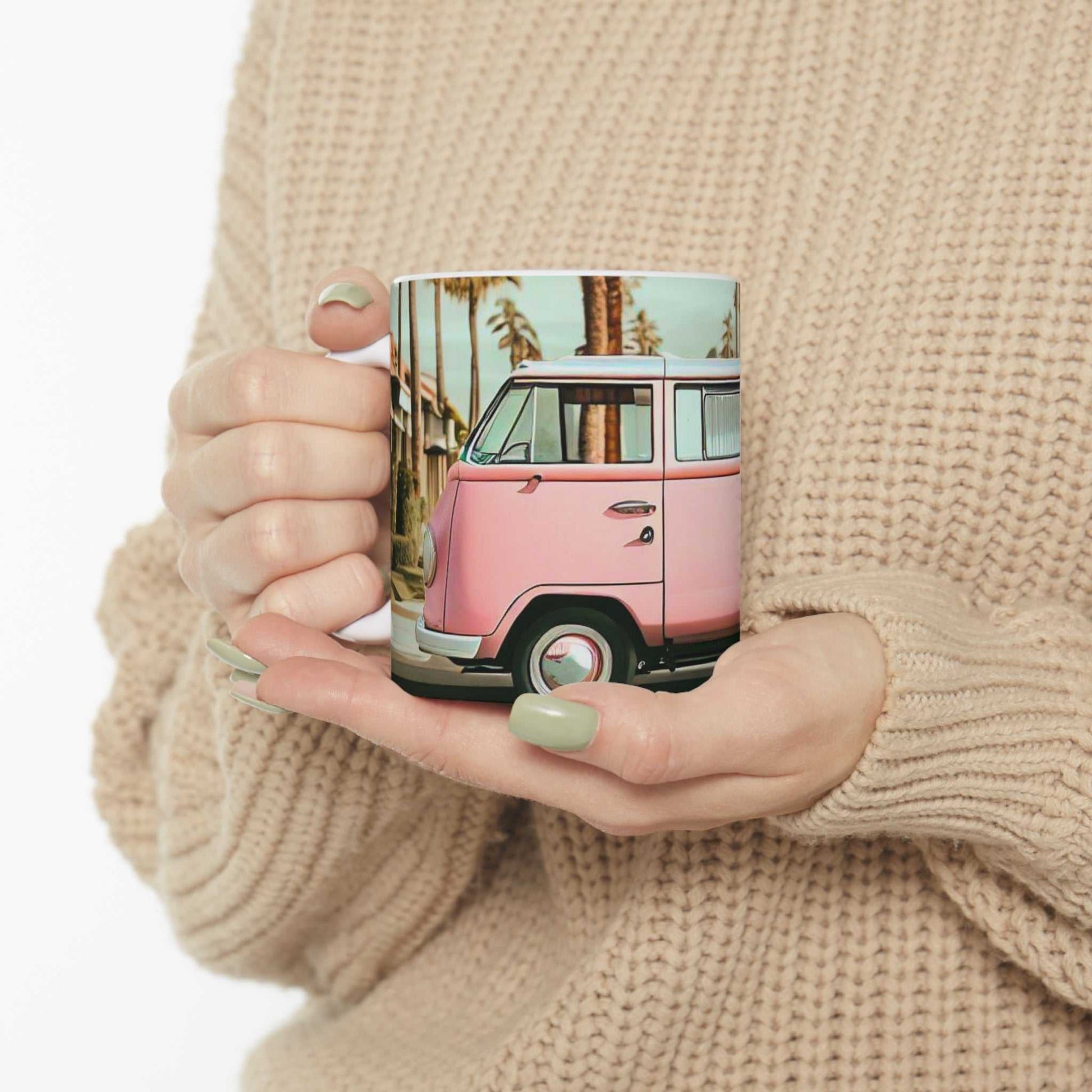 Mug Retro Pink Van Coffee Tea Mug 24612828326673413641 24 $ Shop All Onetify Stew's Incense