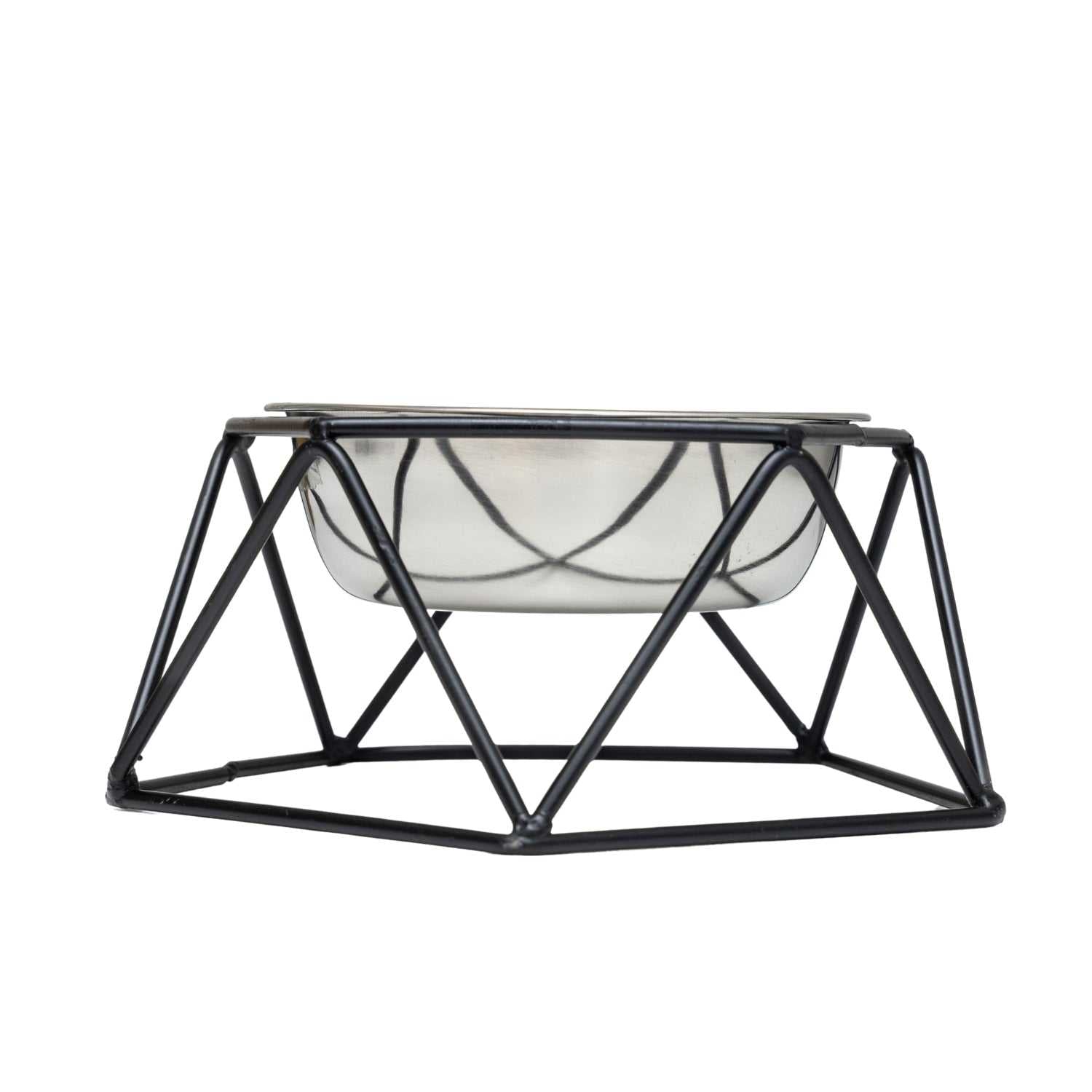 Elevated Feeders Country Living Elevated Single Dog Bowl Feeder – Geometric Design with Removable Stainless Steel Bowl EFDSS8 18 $ Pet Lovers Store American Pet Supplies Stew's Incense