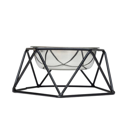 Elevated Feeders Country Living Elevated Single Dog Bowl Feeder – Geometric Design with Removable Stainless Steel Bowl EFDSS8 18 $ Pet Lovers Store American Pet Supplies Stew's Incense