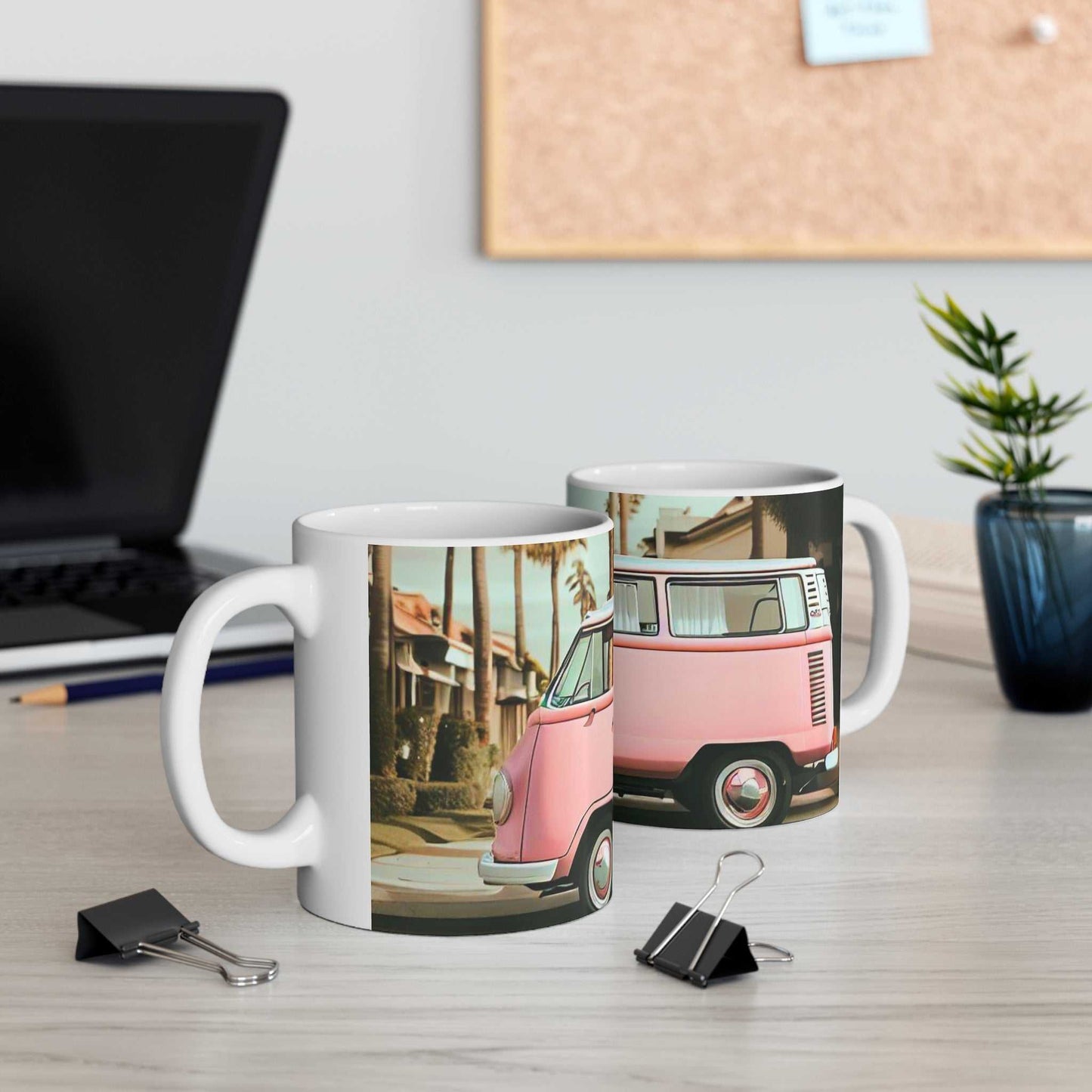 Mug Retro Pink Van Coffee Tea Mug 24612828326673413641 24 $ Shop All Onetify Stew's Incense