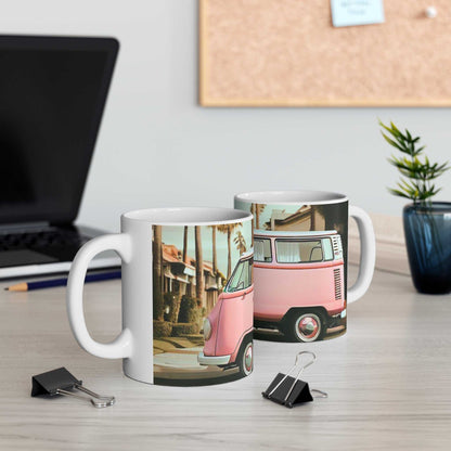 Mug Retro Pink Van Coffee Tea Mug 24612828326673413641 24 $ Shop All Onetify Stew's Incense