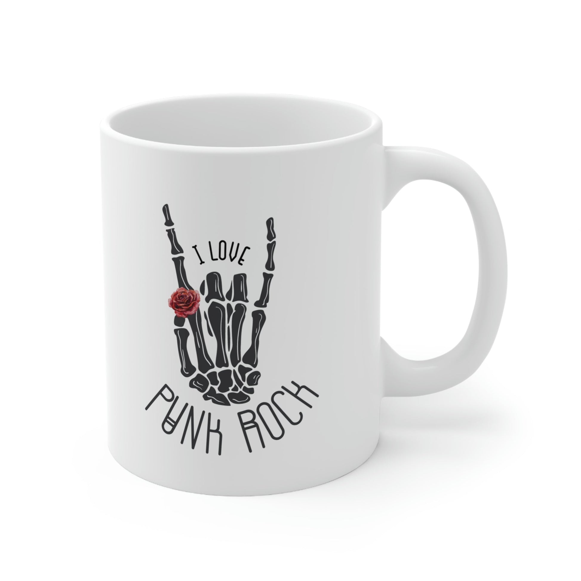 Mug I Love Punk Rock Skeleton Hand Mug 13472643731677049228 24 $ Mugs Onetify Stew's Incense
