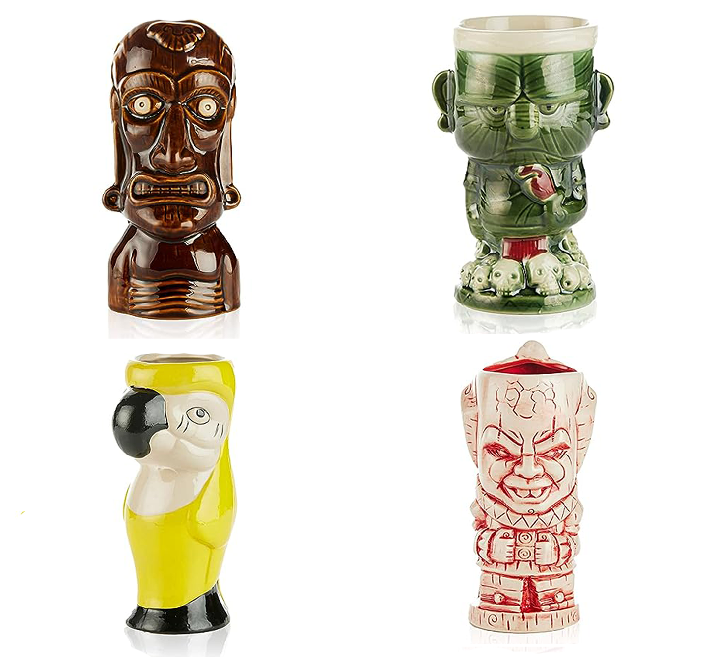 Mugs Ceramic Hawaiian Luau Tiki Mug Set of 4 LS2075 49 $ Shop All Quirks! Stew's Incense