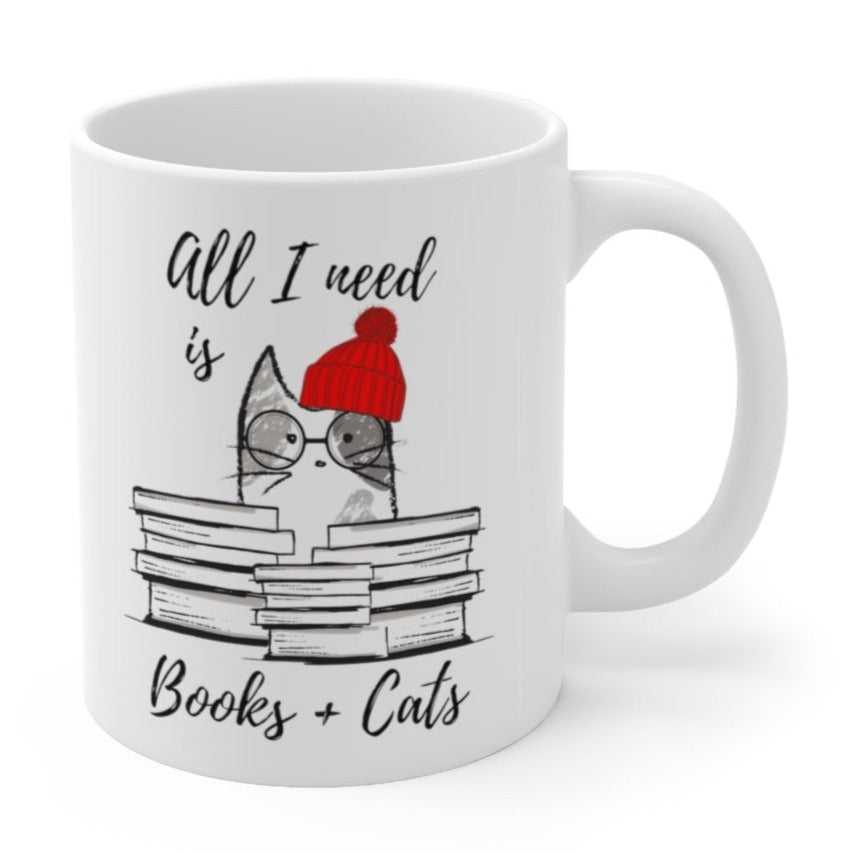 Mug Book Lovers Mug, All I Need is Books & Cats Mug 30977769952639873528 24 $ Mugs Onetify Stew's Incense